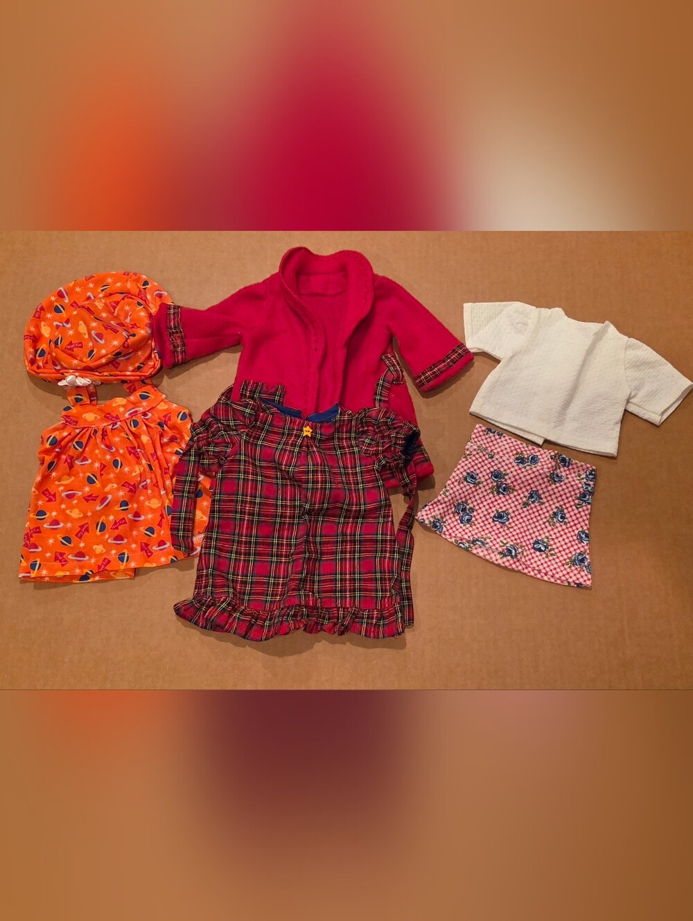 Set of 3 Handmade Outfuts For 18 Inch American Girl Dolls